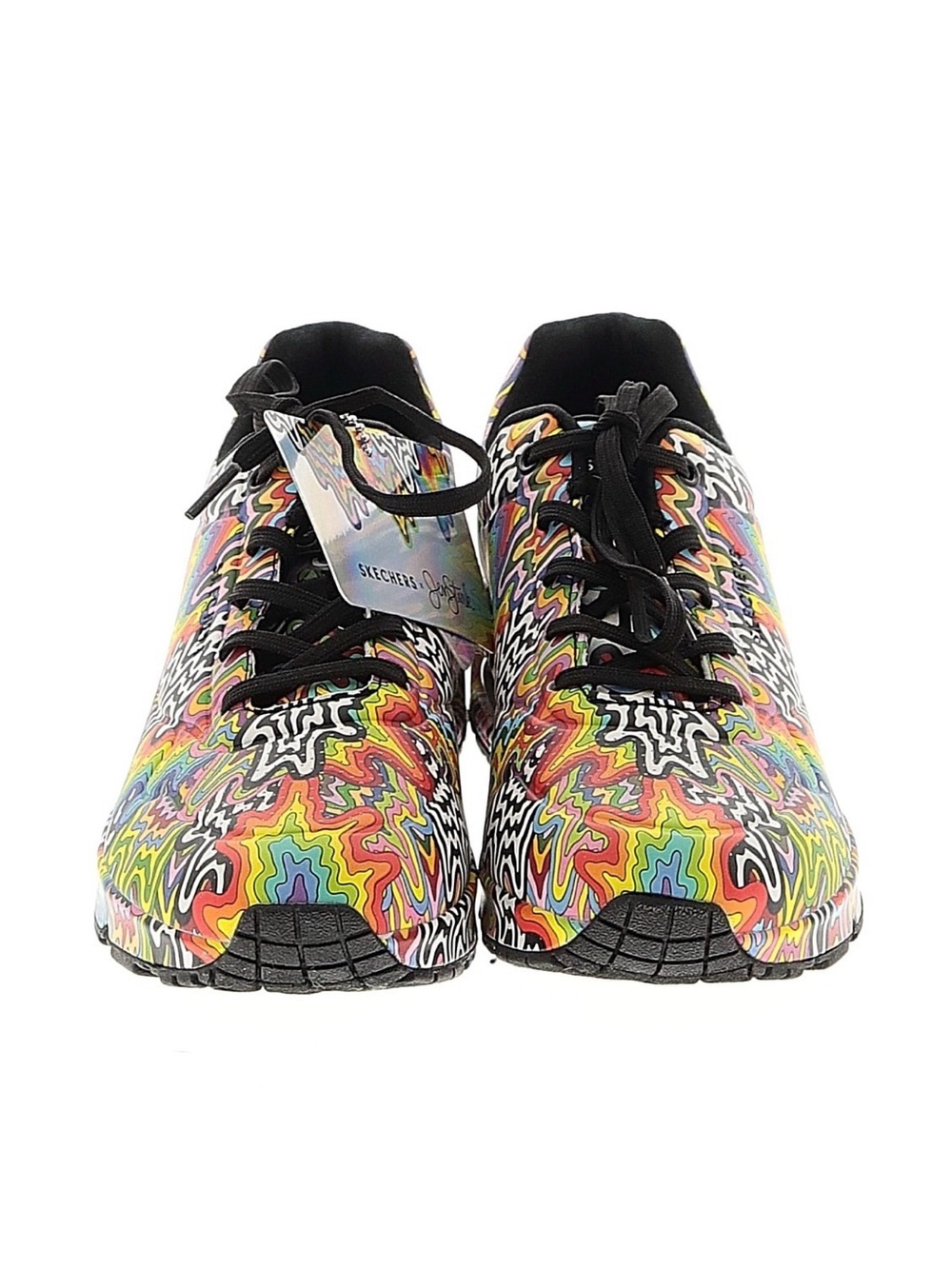 NWT Skechers Street x Jen Stark Uno - Infinite Drip Sneakers 🌈 Size 7.